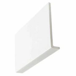Brilliant White Square 9mm X 310mm Reveal Liner Fascia Capping Board (5m)