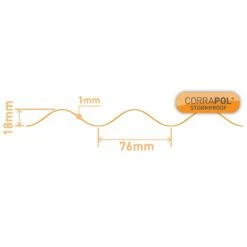 Corrapol Low Profile Sheet (18mm | 840mm X 2,440mm) -NATIONAL PLASTICS Sales ac20 01t