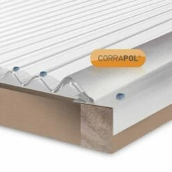 Corrapol Rock And Lock Gable Flashing (97mm | 125mm X 2,000mm) -NATIONAL PLASTICS Sales ac220m 01i