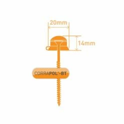 Corrapol BT Screw Cap Fixings Pack Of 10 (60mm | 5.5mm X 60mm) -NATIONAL PLASTICS Sales ac30bl 01t