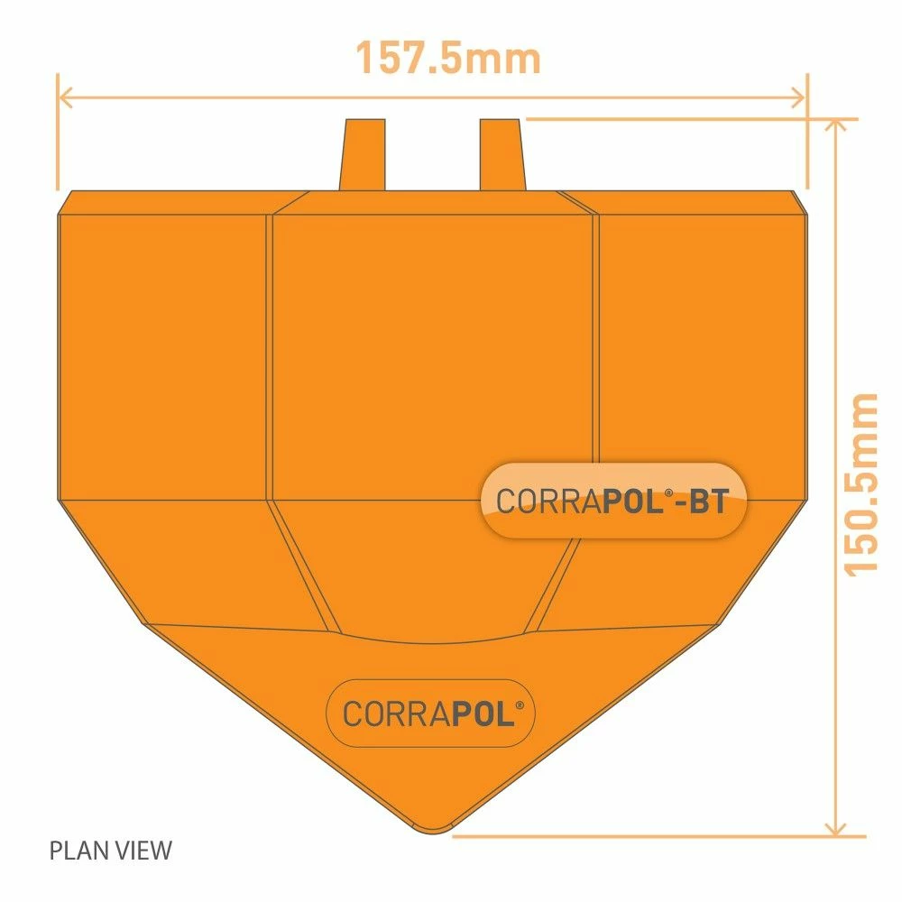 Corrapol BT Super Ridge Endcap (70mm | 160mm X 100mm) 4 Corrapol BT Super Ridge Endcap (70mm | 160mm X 100mm) - Image 2