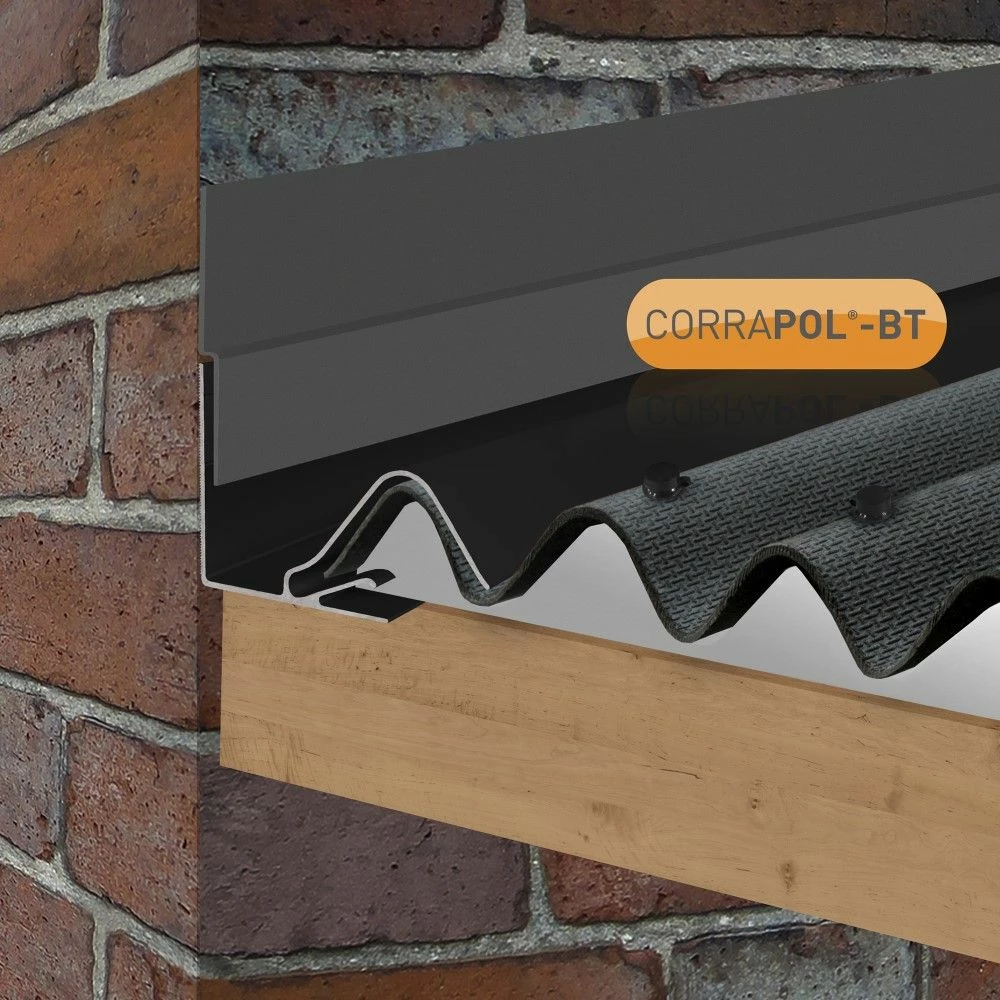 Corrapol BT Rock N Lock Wall Flashing (70mm | 130mm X 6,000mm) 5 Corrapol BT Rock N Lock Wall Flashing (70mm | 130mm X 6,000mm) - Image 3