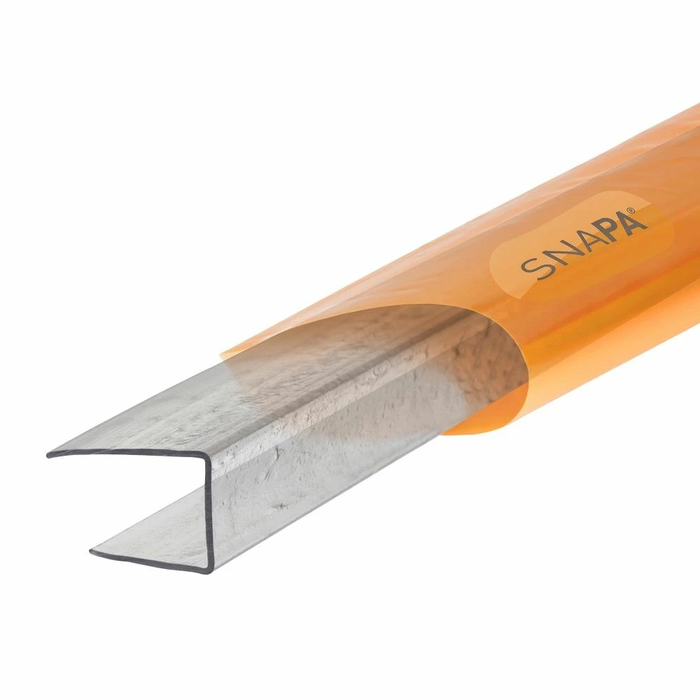 Snapa 16mm Clear Polycarbonate C Section (2m) 3 Snapa 16mm Clear Polycarbonate C Section (2m)