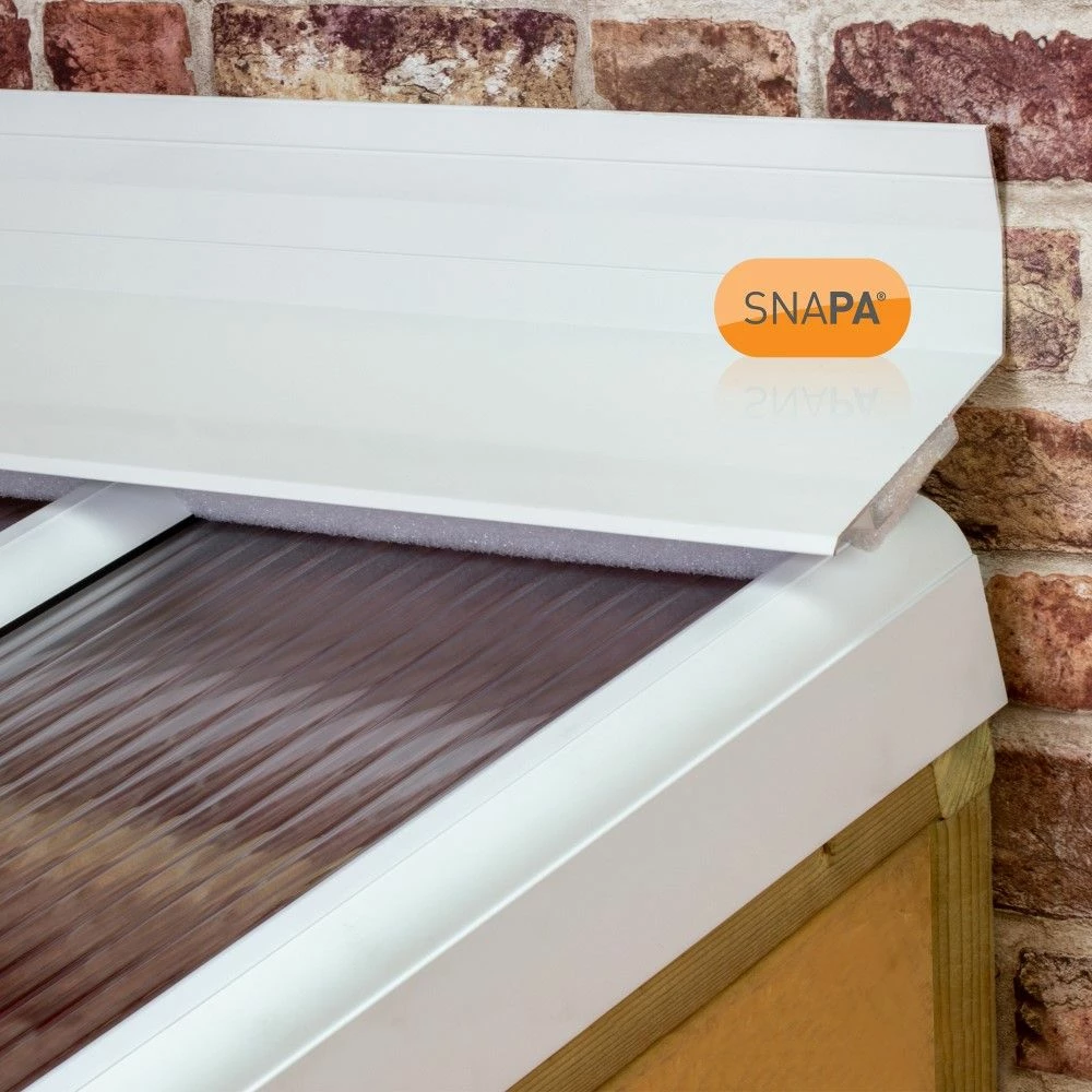 Snapa Top Wall Flashing White 2m 3 Snapa Top Wall Flashing White 2m