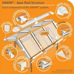 Snapa Top Wall Flashing (3m | White) -NATIONAL PLASTICS Sales ag503w 02n