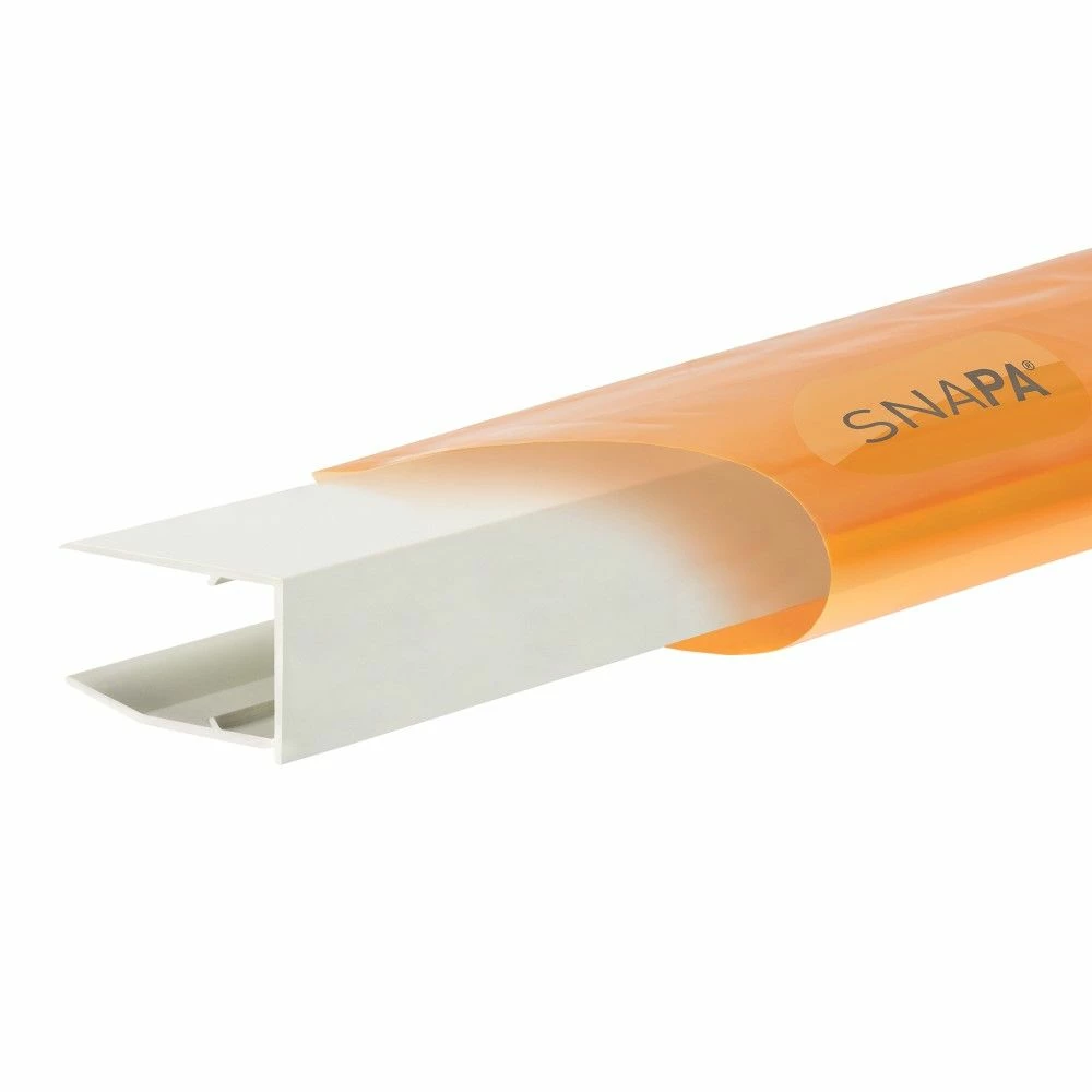 Snapa 16mm PVC Drip Trim White 2.1m 4 Snapa 16mm PVC Drip Trim White 2.1m - Image 2