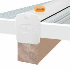 Snapa 25mm PVC Drip Trim White 2.1m