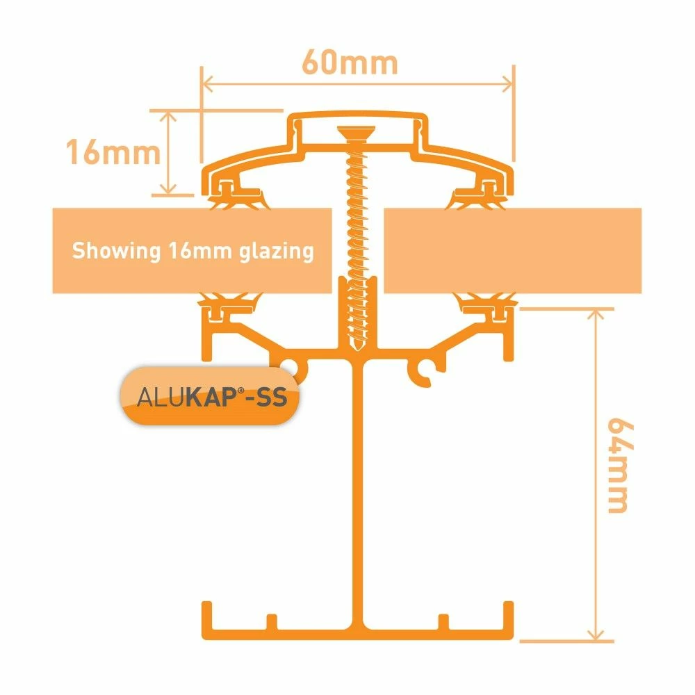 Alukap-SS Low Profile Bar (90mm | 60mm X 3,000mm) 4 Alukap-SS Low Profile Bar (90mm | 60mm X 3,000mm) - Image 2