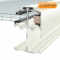 Alukap-SS Low Profile Gable Bar (90mm | 60mm X 6,000mm) -NATIONAL PLASTICS Sales akss356w 01i