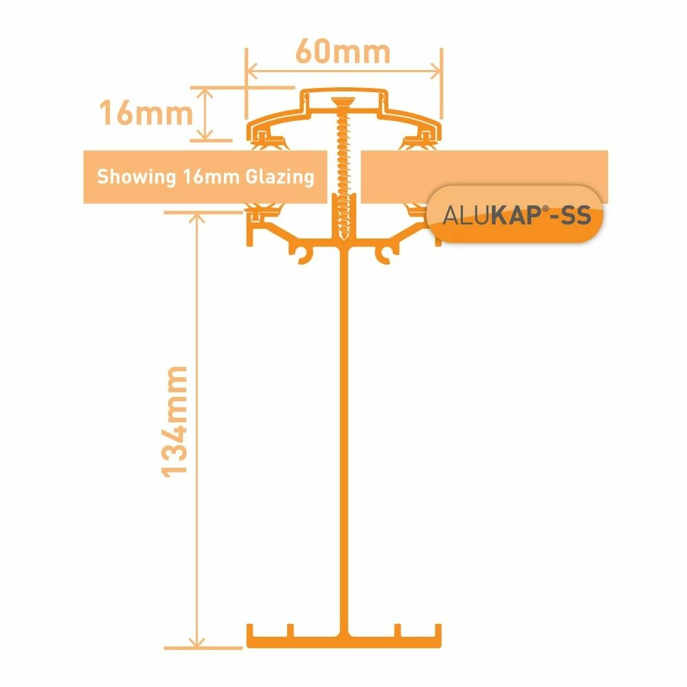 Alukap-SS High Span Bar (134mm | 60mm X 3,000mm) 4 Alukap-SS High Span Bar (134mm | 60mm X 3,000mm) - Image 2