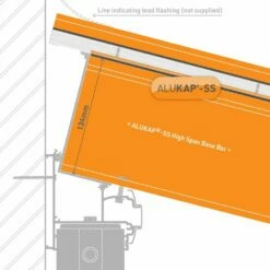 Alukap-SS High Span Bar (134mm | 60mm X 3,000mm) 12 Alukap-SS High Span Bar (134mm | 60mm X 3,000mm) -NATIONAL PLASTICS Sales akss420w 02t