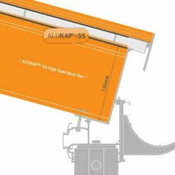 Alukap-SS High Span Bar (134mm | 60mm X 6,000mm) -NATIONAL PLASTICS Sales akss426w 03t