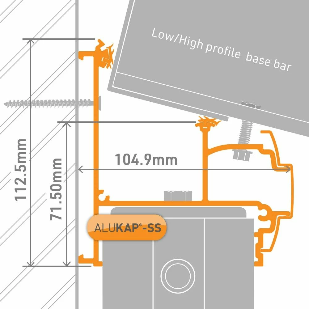 Alukap-SS Wall And Eaves Beam (110mm | 108mm X 3,000mm) 8 Alukap-SS Wall And Eaves Beam (110mm | 108mm X 3,000mm) - Image 6