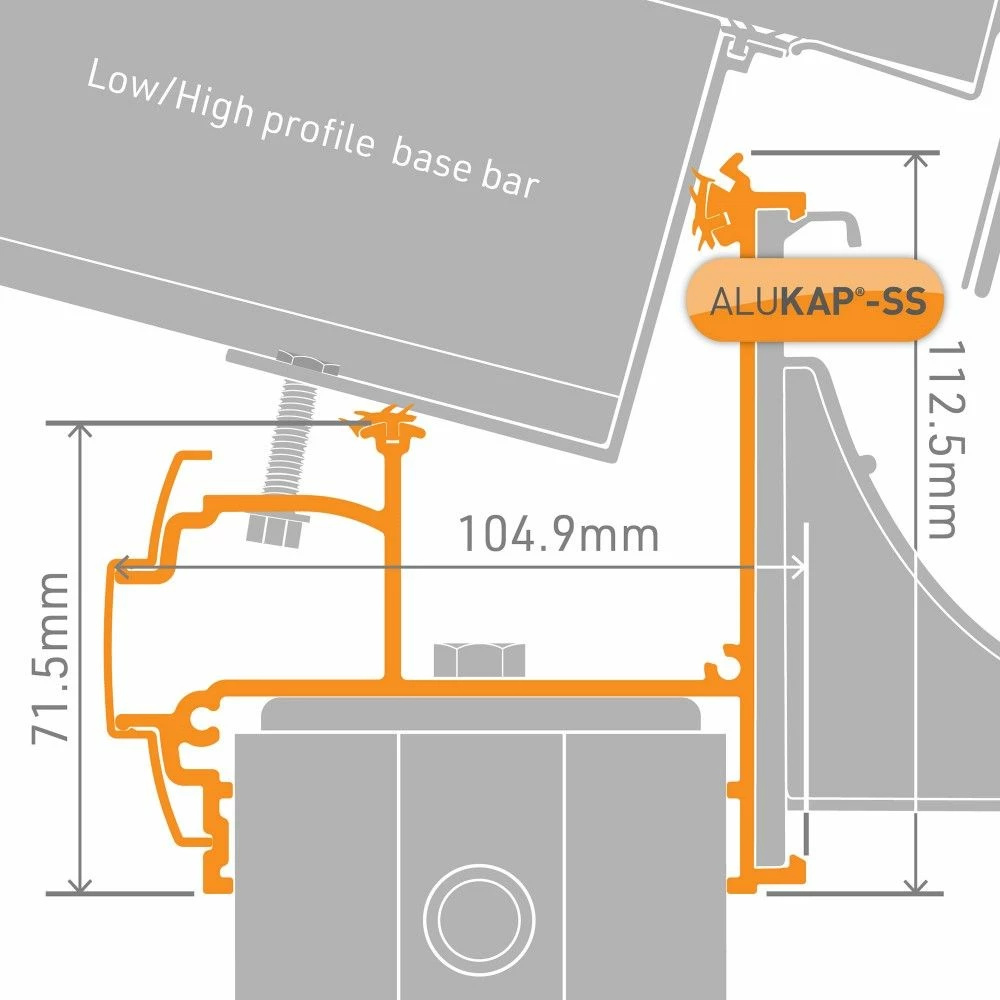 Alukap-SS Wall And Eaves Beam (110mm | 108mm X 6,000mm) 9 Alukap-SS Wall And Eaves Beam (110mm | 108mm X 6,000mm) - Image 7