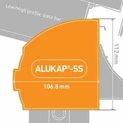 Alukap-SS Wall And Eaves Beam Endcap(113mm | 107mm X 5mm) -NATIONAL PLASTICS Sales akss662w 02t