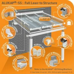 Alukap-SS Top Wall Flashing(132mm | 105mm X 6,000mm) -NATIONAL PLASTICS Sales akss706w 01n