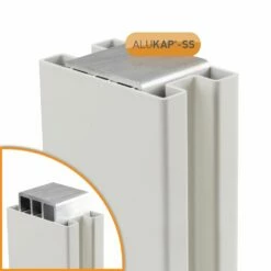 Alukap-SS Complete Post And Bracket Kit(60mm | 60mm X 3,000mm) -NATIONAL PLASTICS Sales akss920w 02c