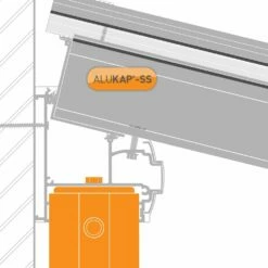 Alukap-SS Complete Post And Bracket Kit(60mm | 60mm X 3,000mm) -NATIONAL PLASTICS Sales akss920w 03t