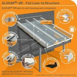 Alukap-XR 10mm End Stop Bar 3m White -NATIONAL PLASTICS Sales akx106w 01n