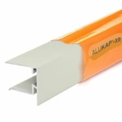 Alukap-XR 25mm End Stop Bar 3m White