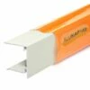 Alukap-XR 35mm End Stop Bar 3m White -NATIONAL PLASTICS Sales akx130w 01c 1