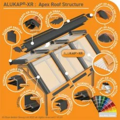 Alukap-XR Gable Bar (16 Mm | 60mm X 3,000mm) -NATIONAL PLASTICS Sales akx460p 02n