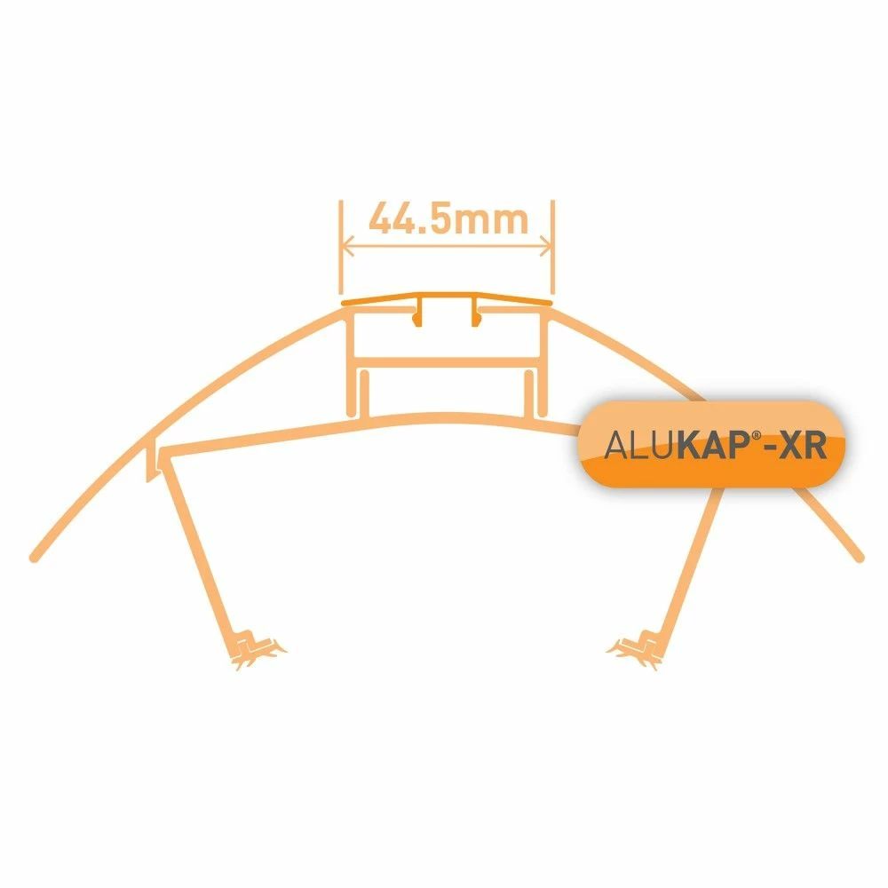 Alukap-XR Ridge Channel Snap Cover (7mm | 45mm X 3,000mm) 4 Alukap-XR Ridge Channel Snap Cover (7mm | 45mm X 3,000mm) - Image 2