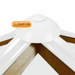 Alukap-XR Roof Lanturn Pinnical Top Cap (55mm | 185mm X 185mm) -NATIONAL PLASTICS Sales akx779w 01i