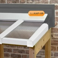 Alukap-XR Top Wall Flashing (132mm | 105mm X 6,000mm) -NATIONAL PLASTICS Sales akx906w 02i