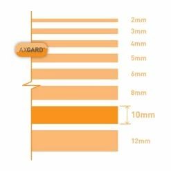 Axgard Clear Glazing Sheet (10mm | 2,050mm X 500mm) -NATIONAL PLASTICS Sales ap10cuv11 01t