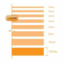 Axgard Clear Glazing Sheet (12mm | 500mm X 2,000mm) 6 Axgard Clear Glazing Sheet (12mm | 500mm X 2,000mm) -NATIONAL PLASTICS Sales ap12cuv4 01t
