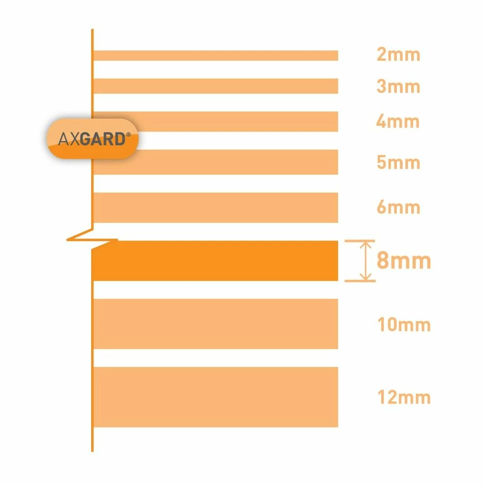 Axgard Clear Glazing Sheet (8mm | 1,000mm X 1,000mm) 4 Axgard Clear Glazing Sheet (8mm | 1,000mm X 1,000mm) - Image 2