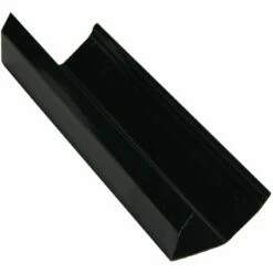Black 117mm Square Gutter (4m)