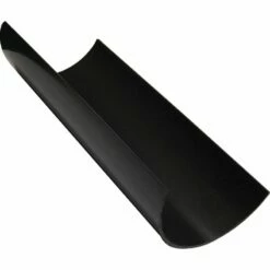 Black 112mm Half Round Gutter (4m)