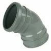 110mm Pipe Double Socket 45 Degree Bend (Grey) 1 110mm Pipe Double Socket 45 Degree Bend (Grey) -NATIONAL PLASTICS Sales flosp440gr 1