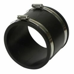 Black 110mm Underground Straight Coupler