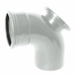 Single Socket Short Access Soil Bend (White)