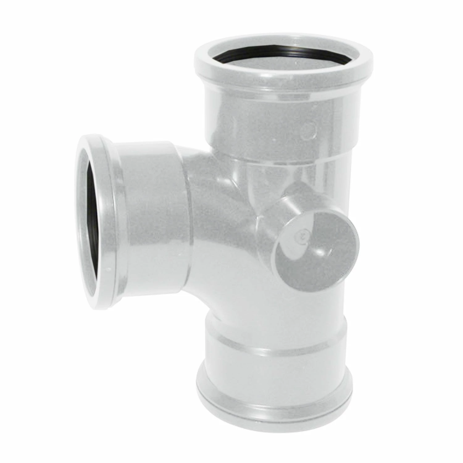 90 Degree Triple Socket Soil Branch (White) 3 90 Degree Triple Socket Soil Branch (White)