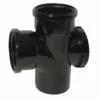 Double Socket Soil Access Junction (Black) 1 Double Socket Soil Access Junction (Black) -NATIONAL PLASTICS Sales kays18bl
