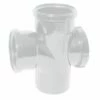 Double Socket Soil Access Junction (White) 2 Double Socket Soil Access Junction (White) -NATIONAL PLASTICS Sales kays18wh