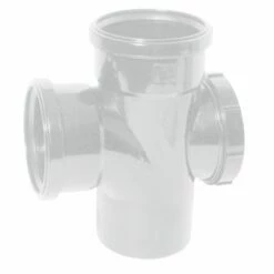 Double Socket Soil Access Junction (White)