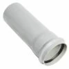 White 110mm Single Socket Pipe (3m)