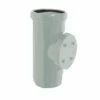 110mm Grey Straight Access Pipe (Single Socket) -NATIONAL PLASTICS Sales kays25gy
