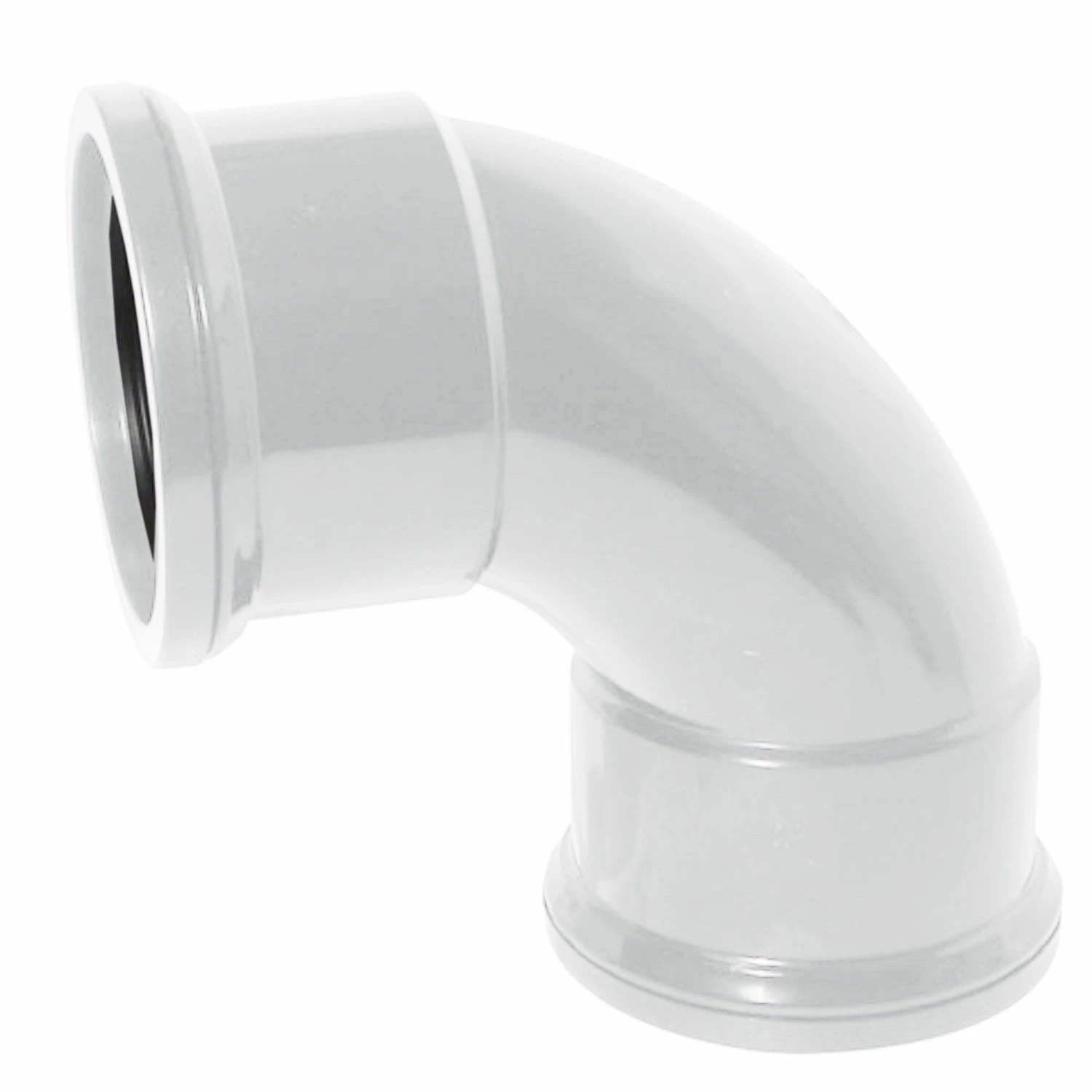 White 90 Degree Double Socket Bend 3 White 90 Degree Double Socket Bend