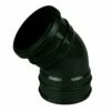 30 Degree Double Socket Soil Bend (Black) -NATIONAL PLASTICS Sales kays5bl