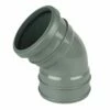 30 Degree Double Socket Soil Bend (Grey)