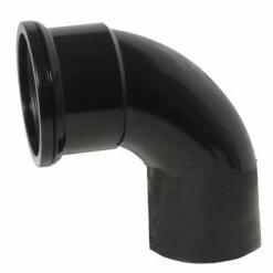 90 Degree Single Socket Bend (Black)