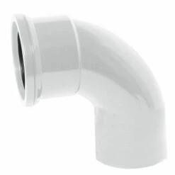 90 Degree Bend White (Single Socket)