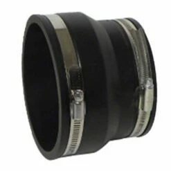 Black 110mm Underground Plastic To Clay Adaptor