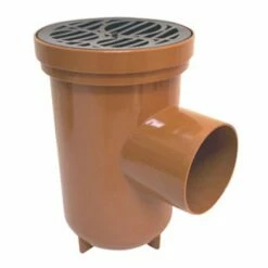 Terracotta 110mm Underground Circular Bottle Gully Trap